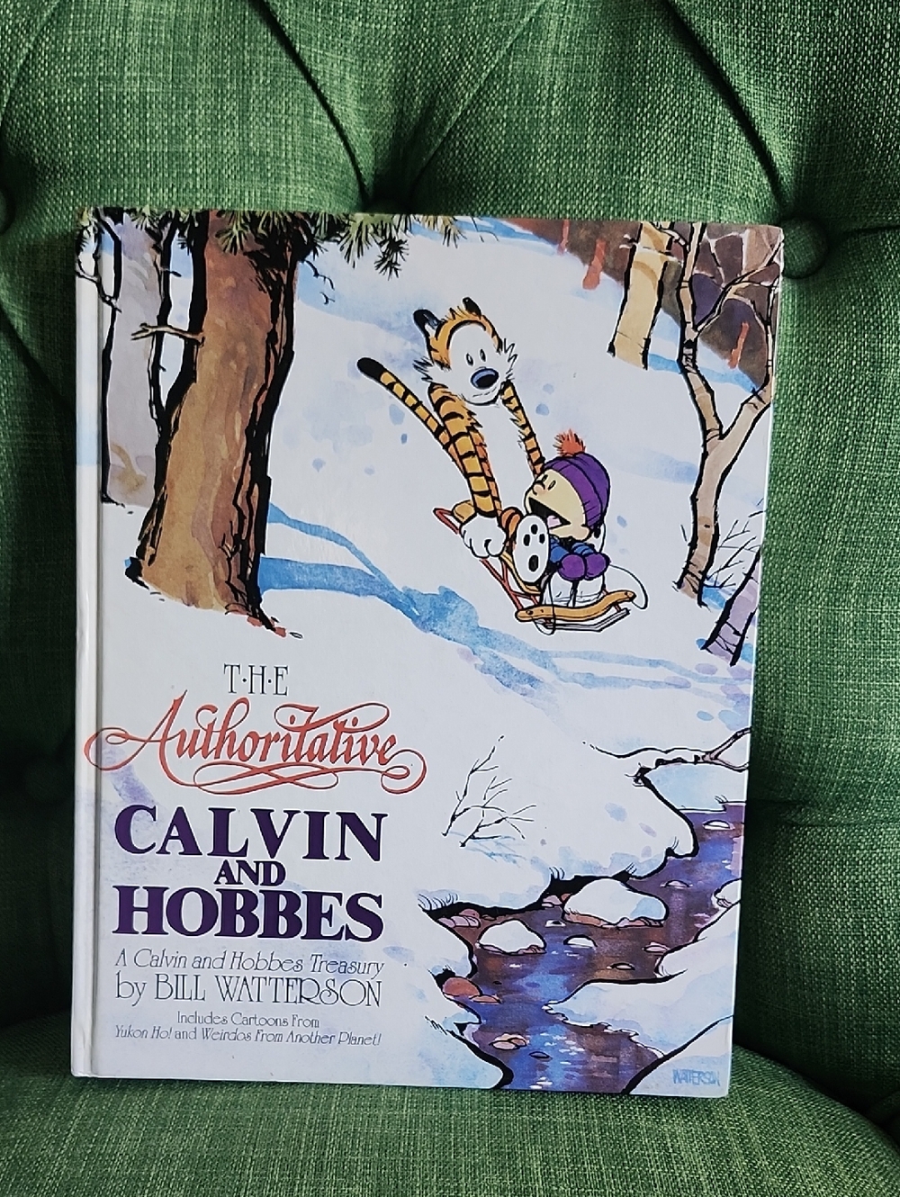 The Authoritative Calvin and Hobbes Hardcover - Snow Cover Art